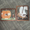 Antique Children’s Book Decor Frames Peter Pumpkin Eater Wynken Blynken and Nod 0