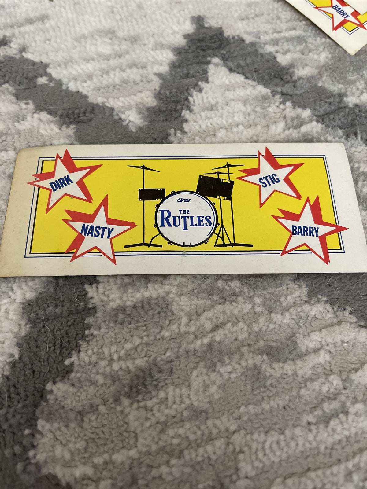 The Rutles soundtrack Record Store Hype Sticker Beatles Spoof 1970s Original 7”0