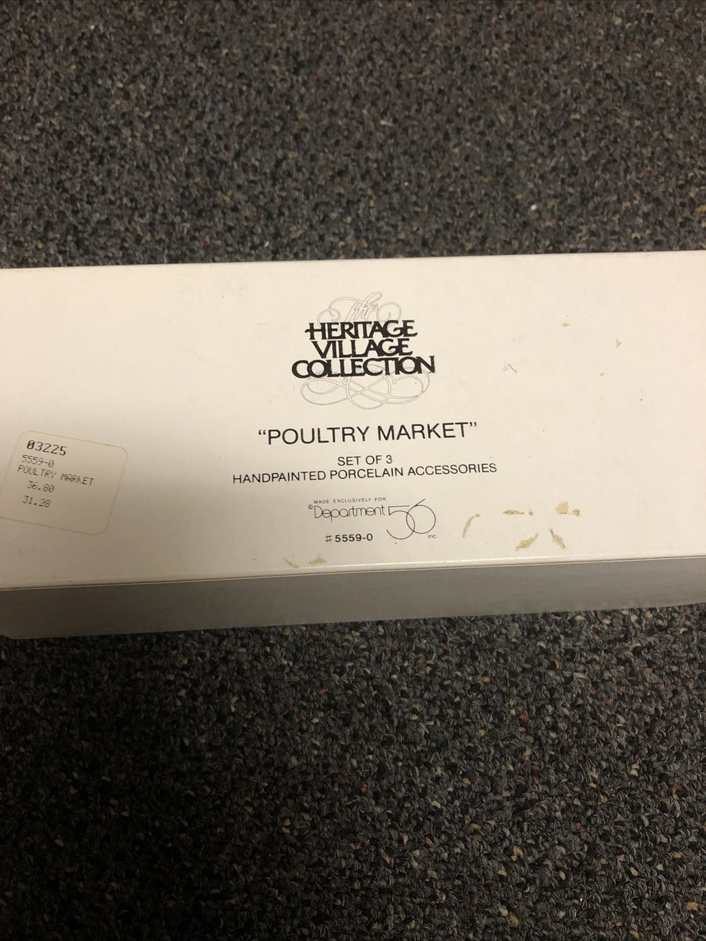 Dept 56 Dickens Village Accessory - Poultry Market - #5559-0 - 19911