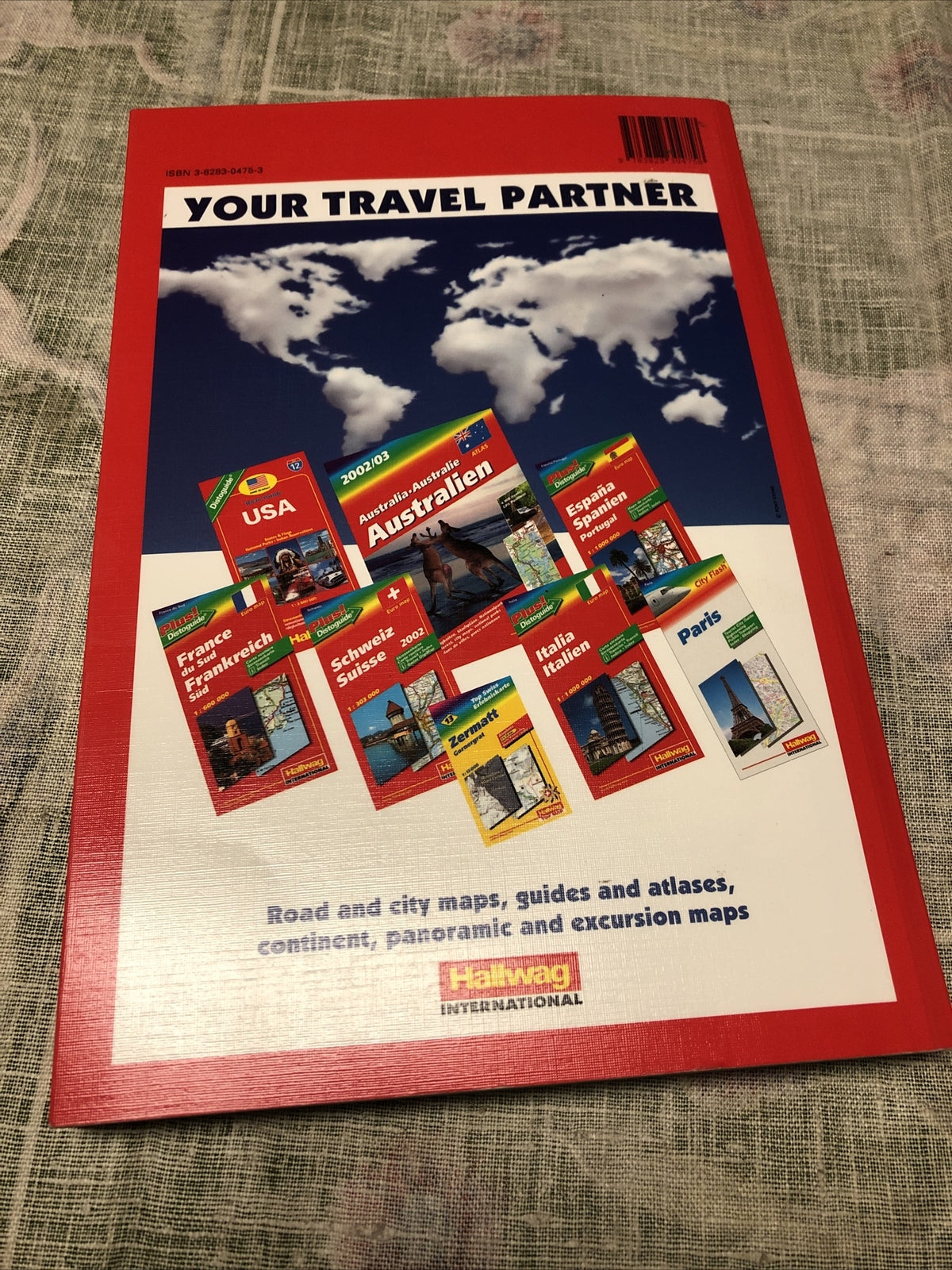 NEW ATLAS EUROPE ROAD ATLAS : 1:800,000 HALLWAG INTERNATIONAL4