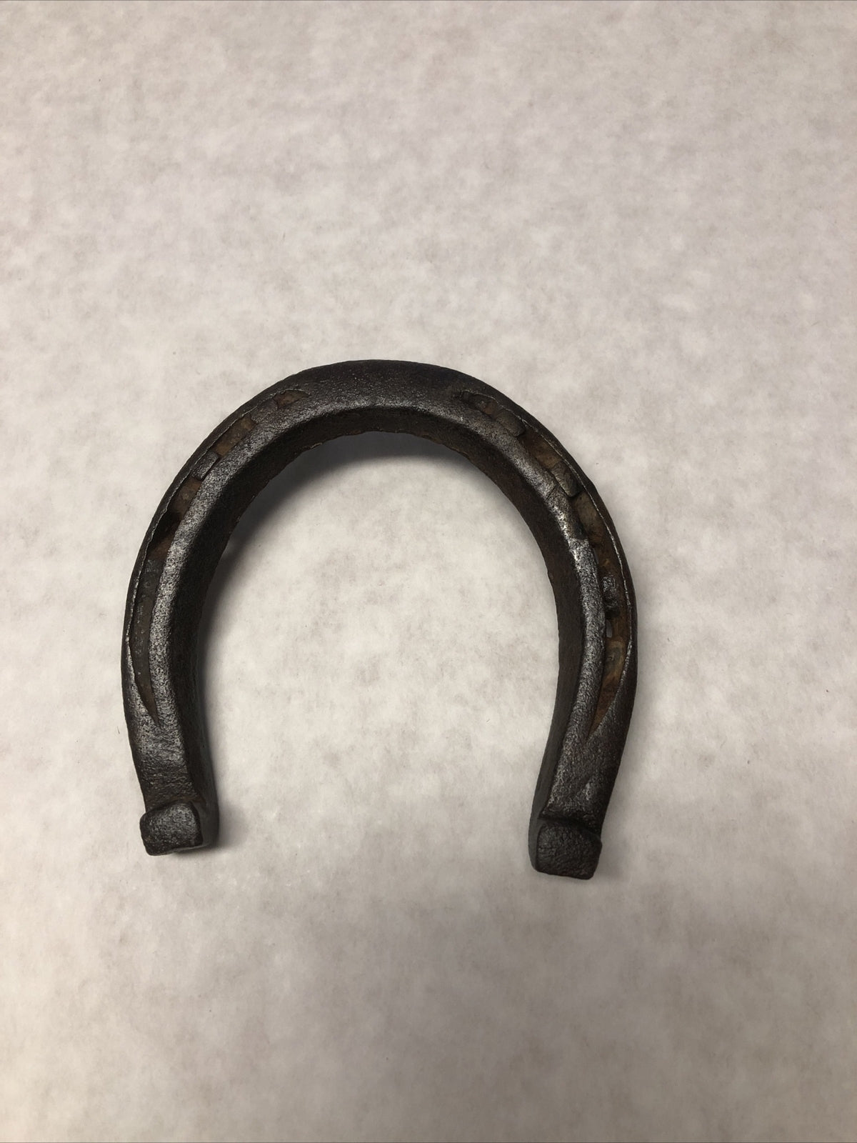 Antique Cast Iron Horseshoe 4.5”x4.5”0