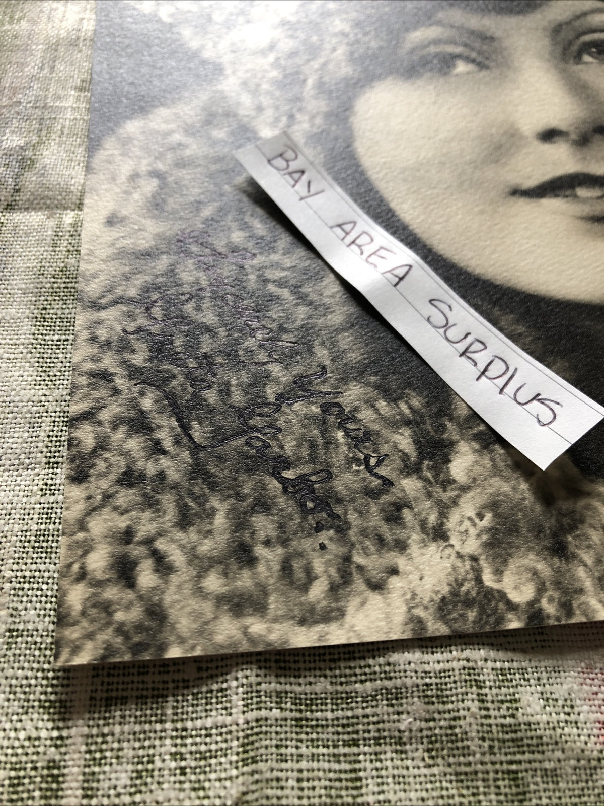Rare Original Unpublished Photo Greta Garbo 7.5”x7” Hollywood Stars1