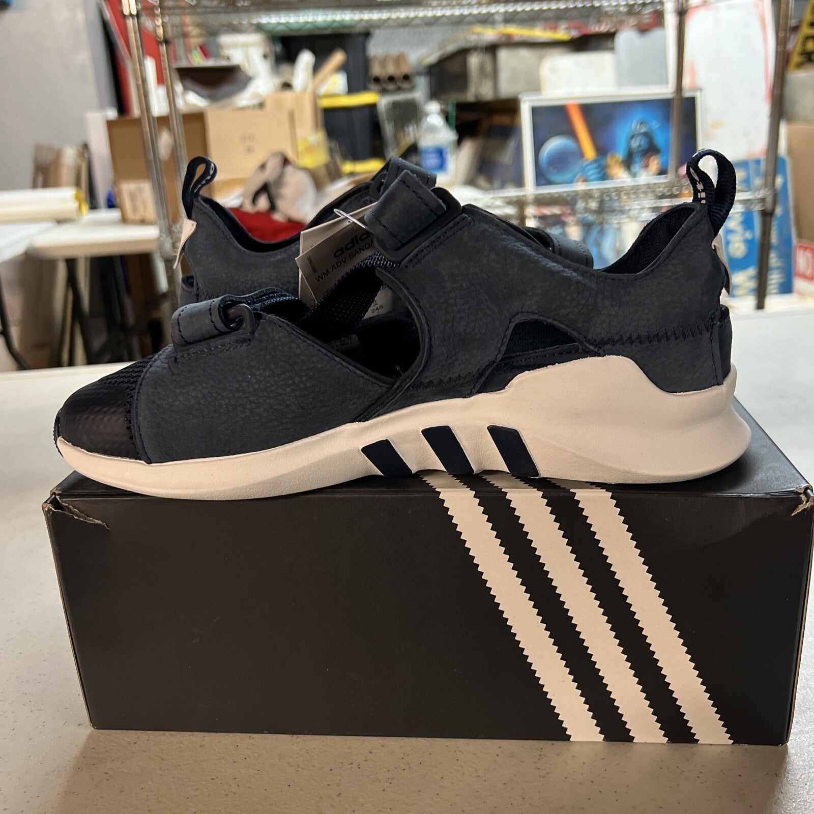 Men's Adidas X White Mountaineering ADV Sandal BB2741, Size US 6.56
