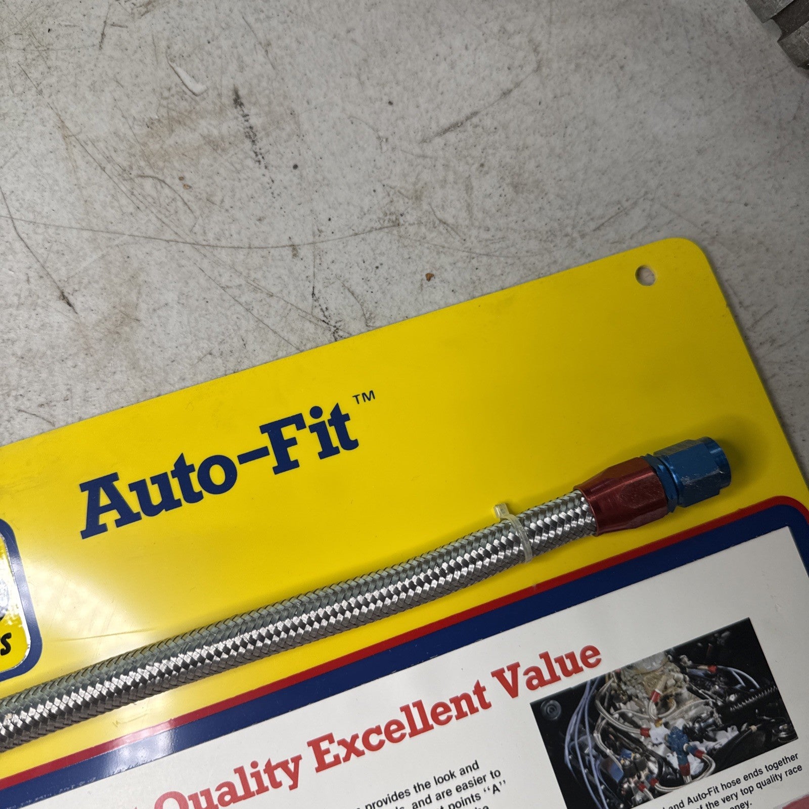 Vintage Earl’s Racing Display 15x15 – 1980s Auto-Fit Hose Promo Sign3