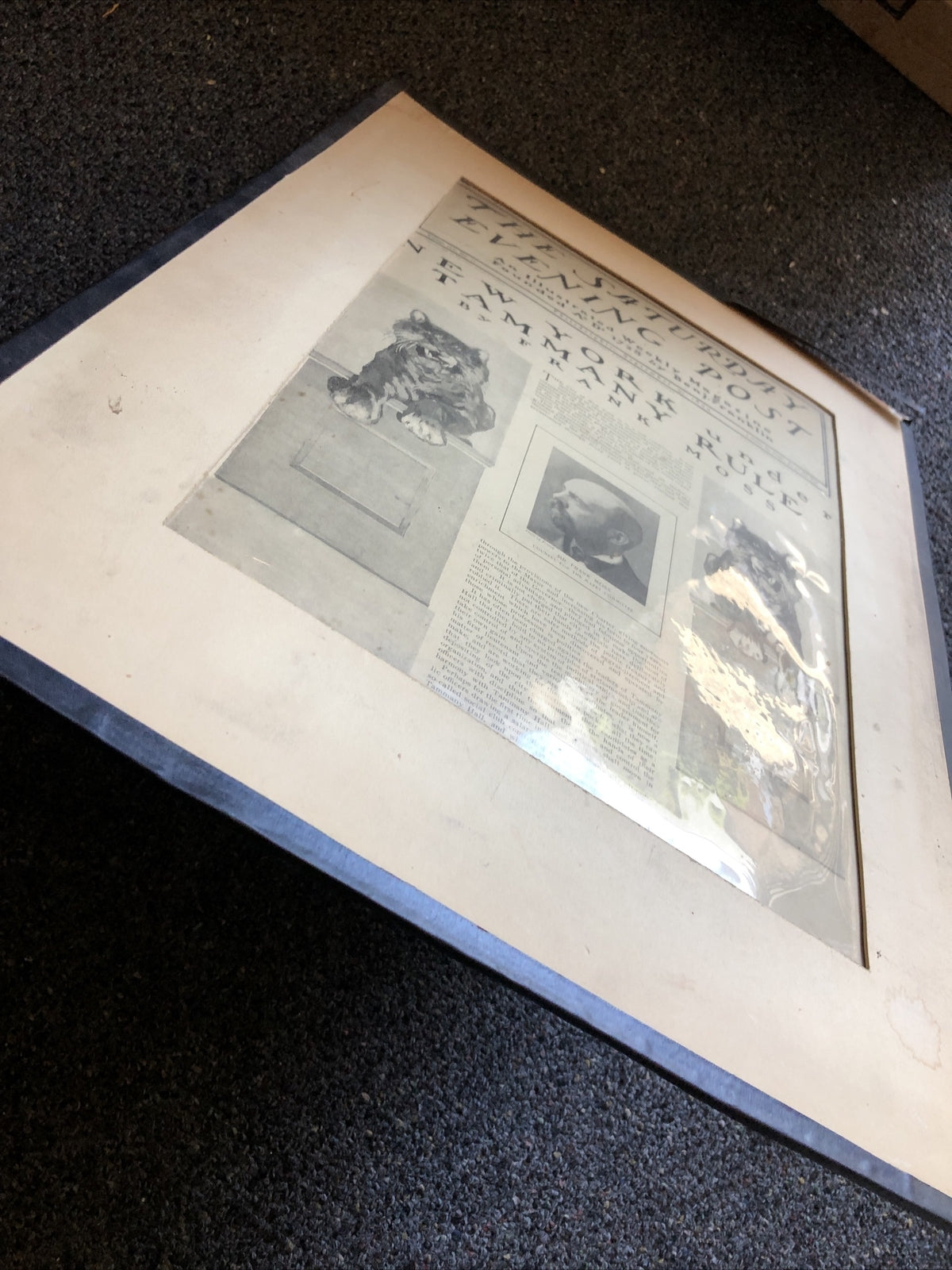THE SATURDAY EVENING POST MAGAZINE SEP. 9, 1899 FRAMED FRONT COVER ILLUSTRATED8
