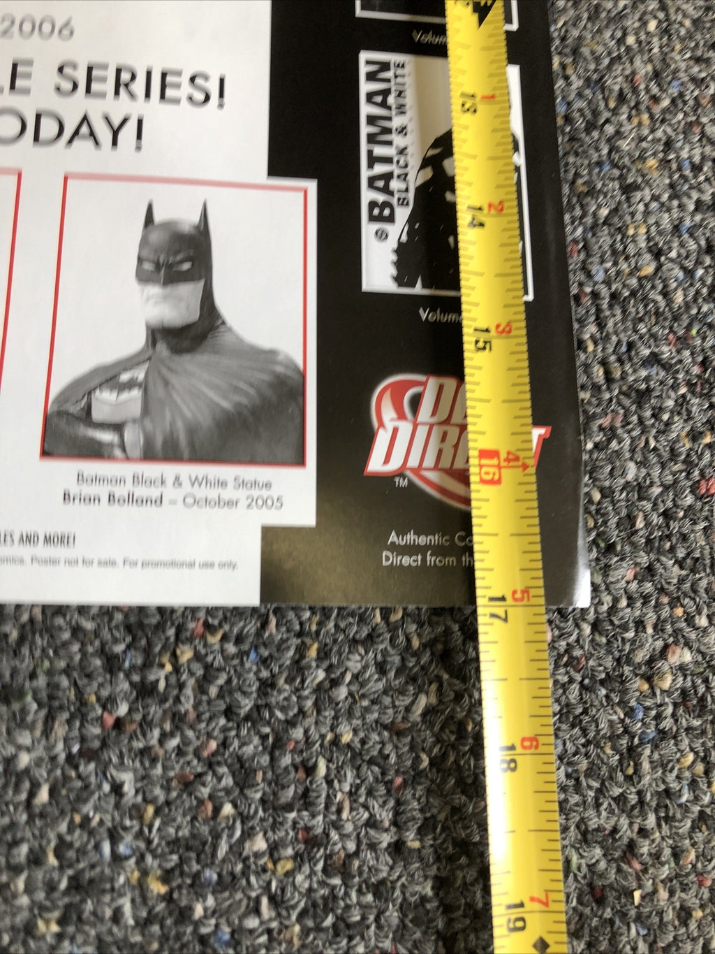 Batman Black and White Advertisement Poster2