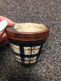 Vintage Ceramic Pottery Mini Flower Pot Vase 2.5”x3”0