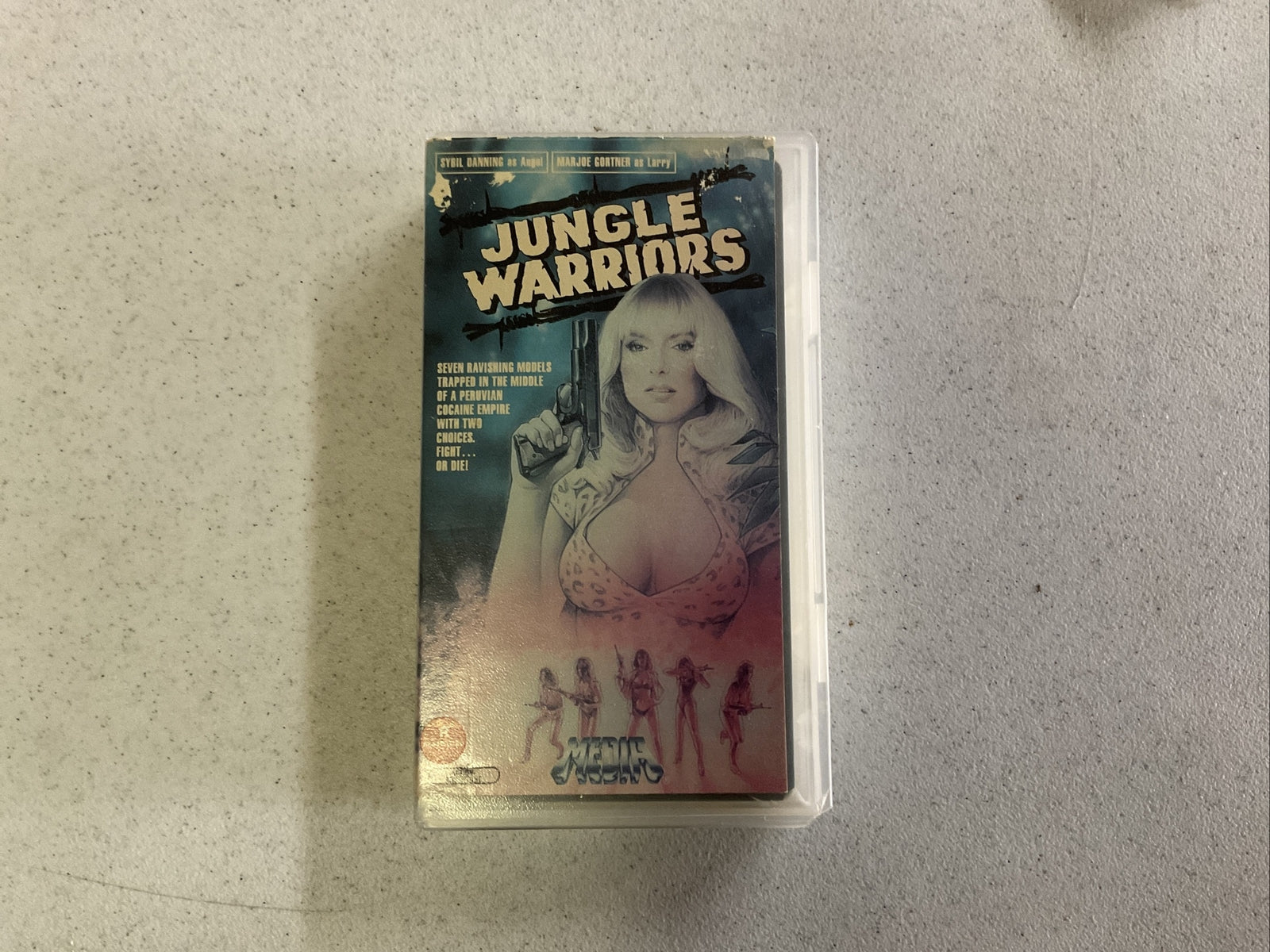 Classic JUNGLE WARRIORS (VHS,1983)0