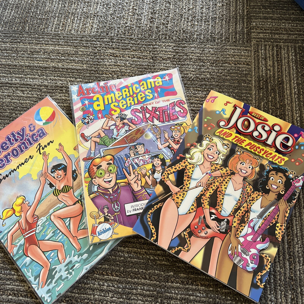 3 Archie Classics Comic Books, Betty Veronica, Best of Sixties, Josie Pussycats 0