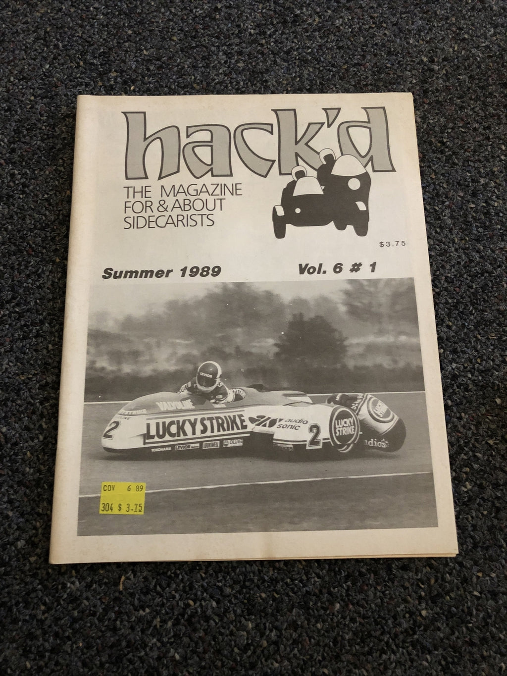 Vintage Hack'd The Magazine For & About Sidecarists Summer 1989 Vol. 6 #10