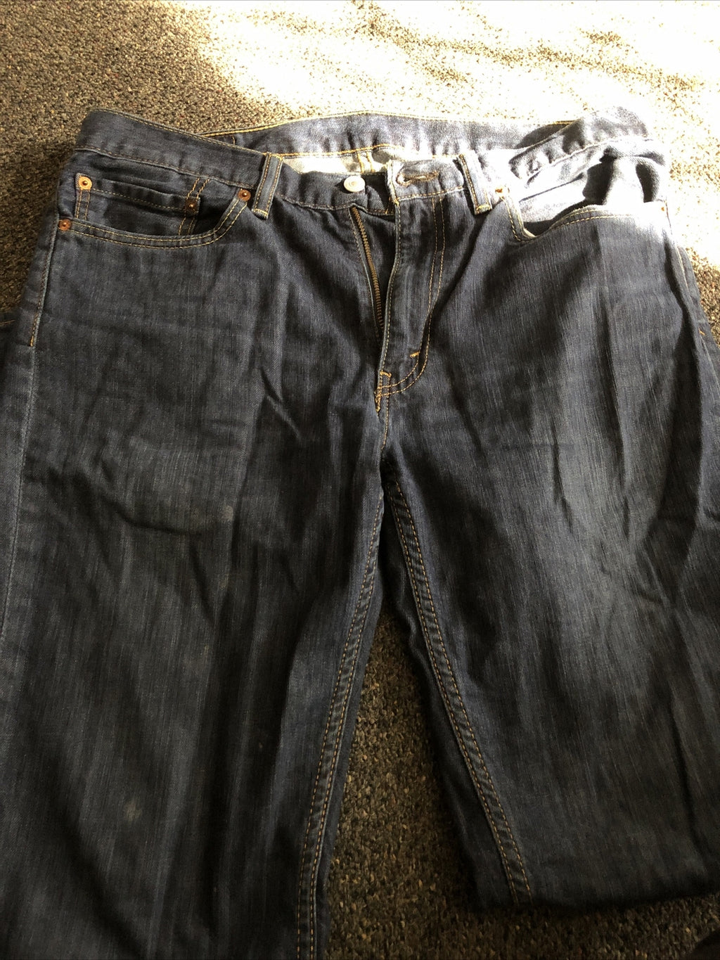 Levis Straus 514 Blue Jeans Size 34x322