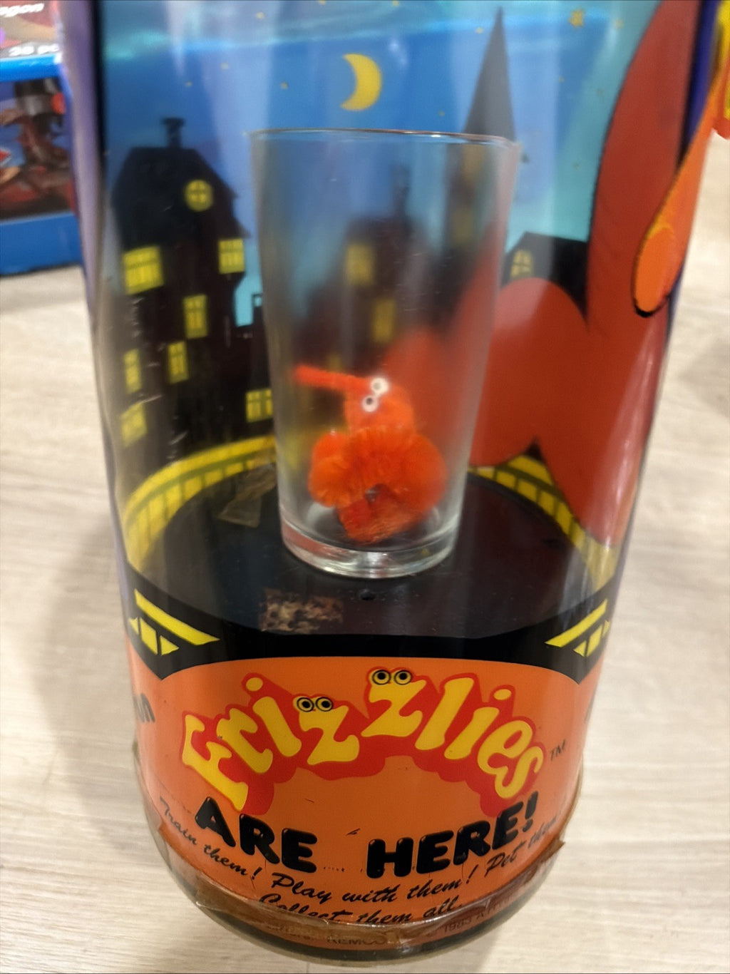 1983 REMCO VTG Frizzlies Dixie Toy In Original Packaging Creature  Orange Lizzie2