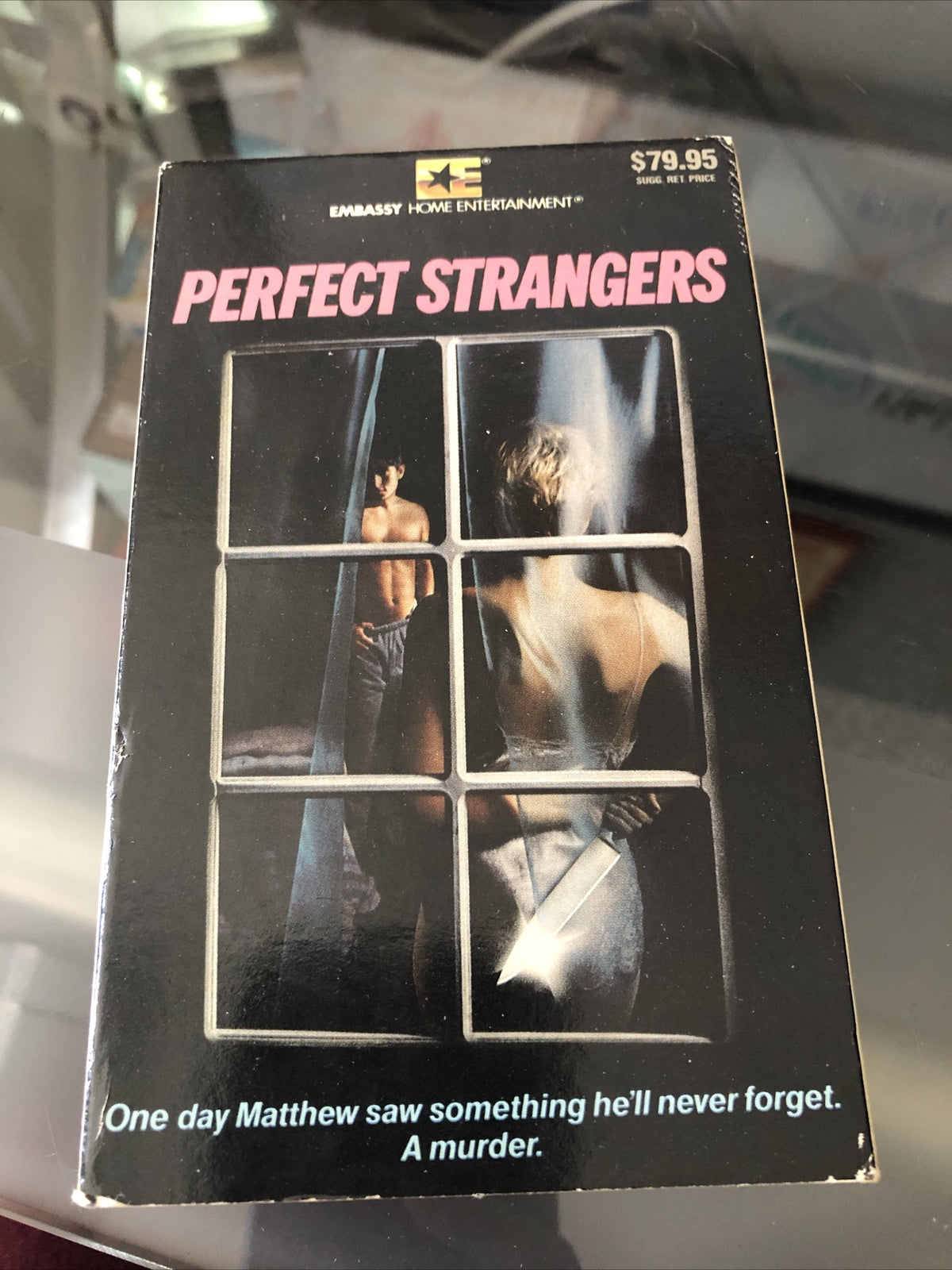 PERFECT STRANGERS BETA TAPE NOT VHS Rare Horror Erotic Thriller0