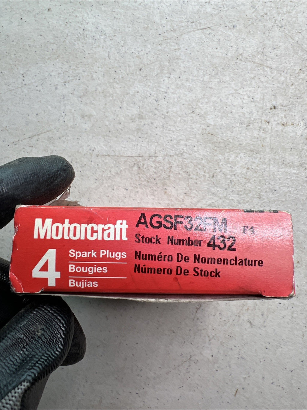 4 Ford Motorcycle OEM Spark Plugs AGSF32FSM # 4322