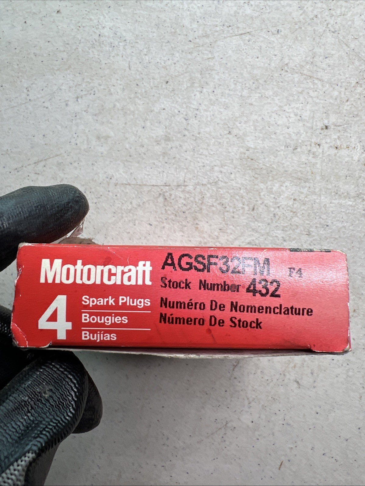 4 Ford Motorcycle OEM Spark Plugs AGSF32FSM # 4322