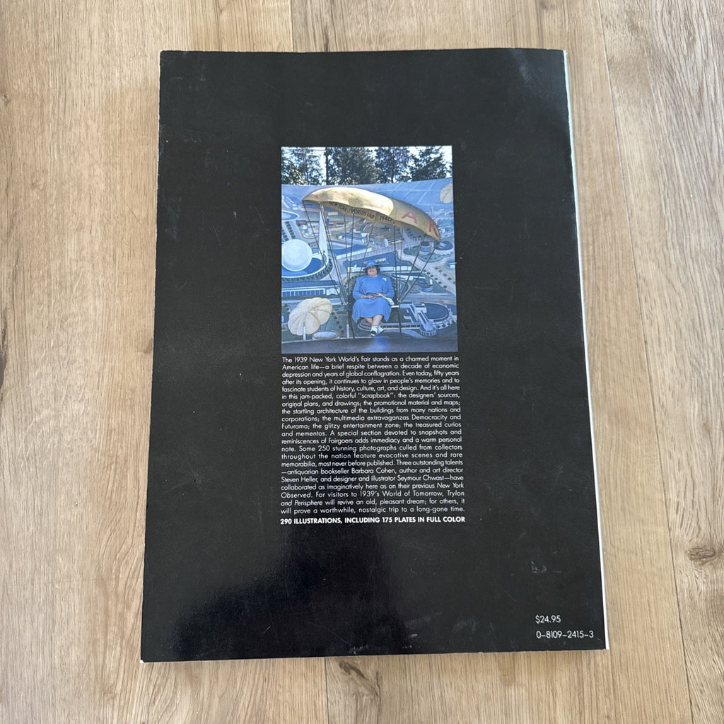 Trylon & Perisphere 1939 NY World's Fair (1989) Heller Chwast Design Book SC4