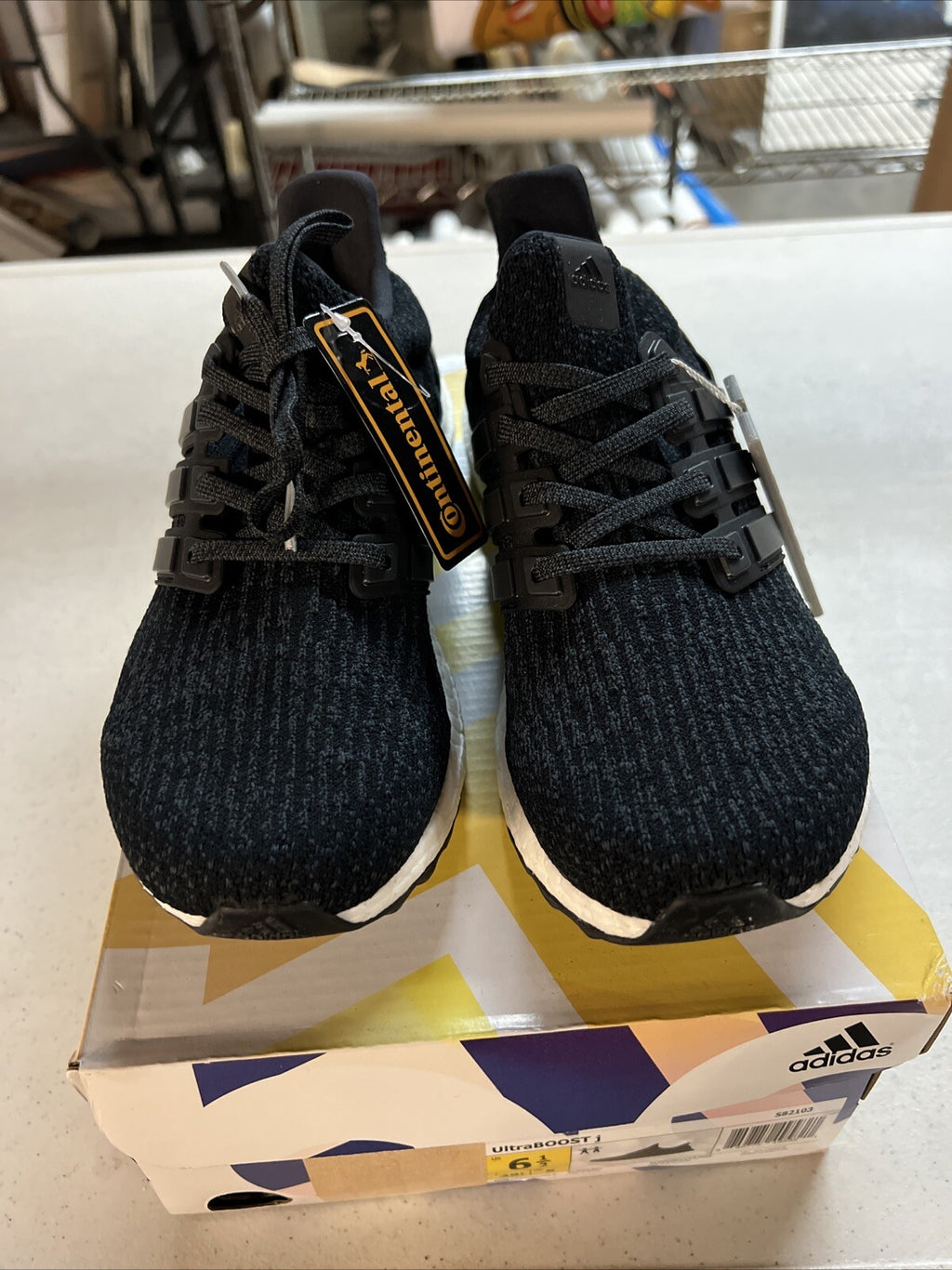 Adidas Ultraboost 1.0 J Low GS Running Shoes Black HQ4218 Men’s Size 6.5 NEW4
