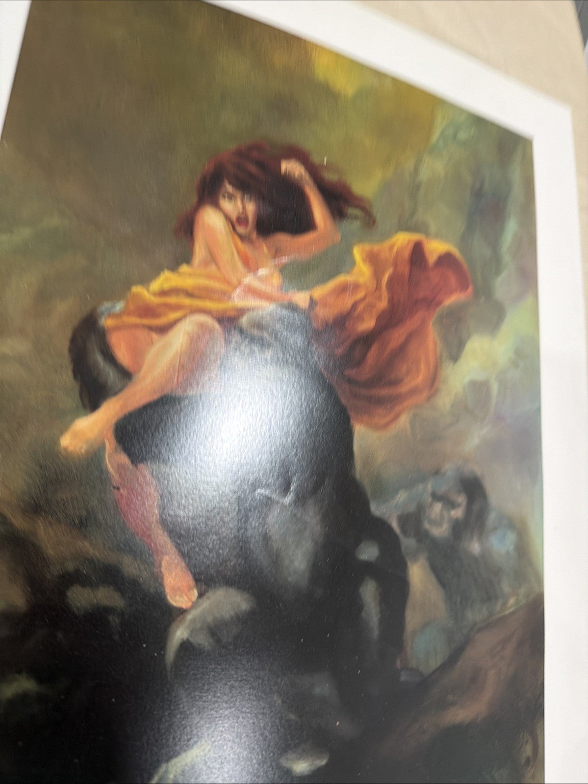 Frank Cho Kidnapped King Kong Jungle Signed Print 2001 SD Comicon Comic Expo0
