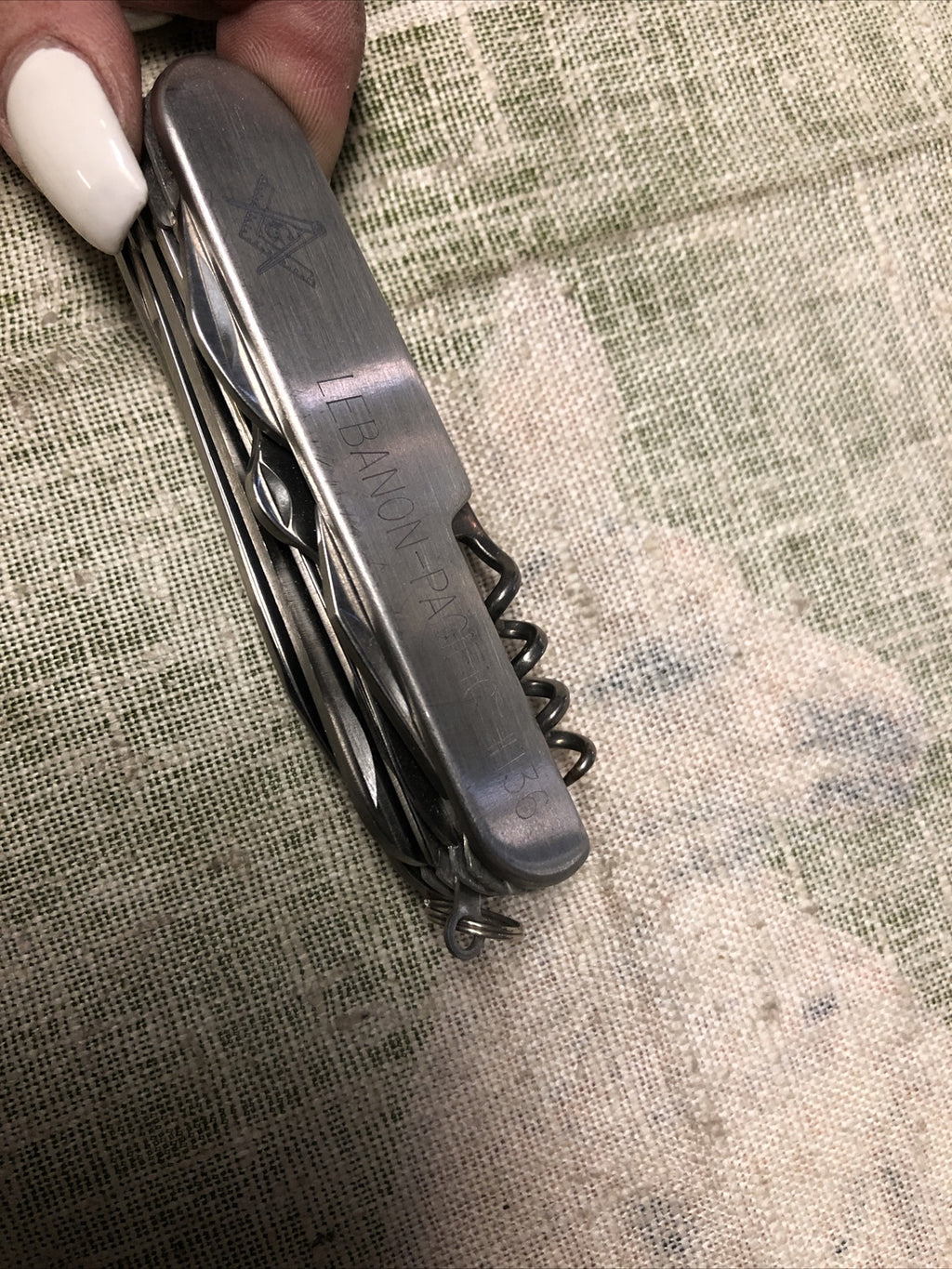 Vintage Lebanon Pacific #136 Multi Tool Pocket Knife1