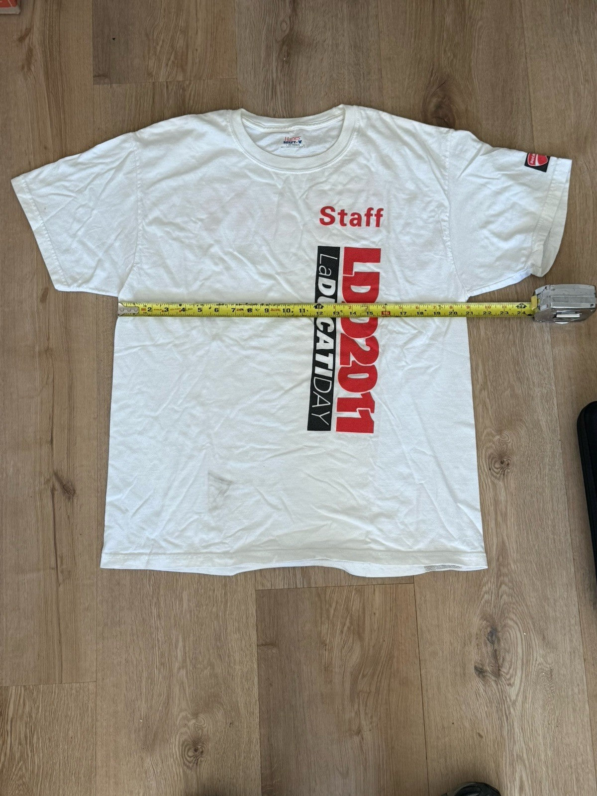2011 LaDucatiDay LDD Staff T-Shirt Ducati Motorcycle Rally Event Tee sz L3