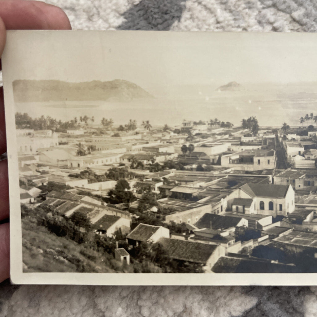 Sinaloa Mexico Postcard Birdseye View of Mazatlan c1920's Antique RPPC Photo2