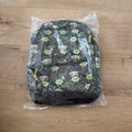 Pixelated Camouflage School Backpack Book Bag 16" Full Size Green Black0