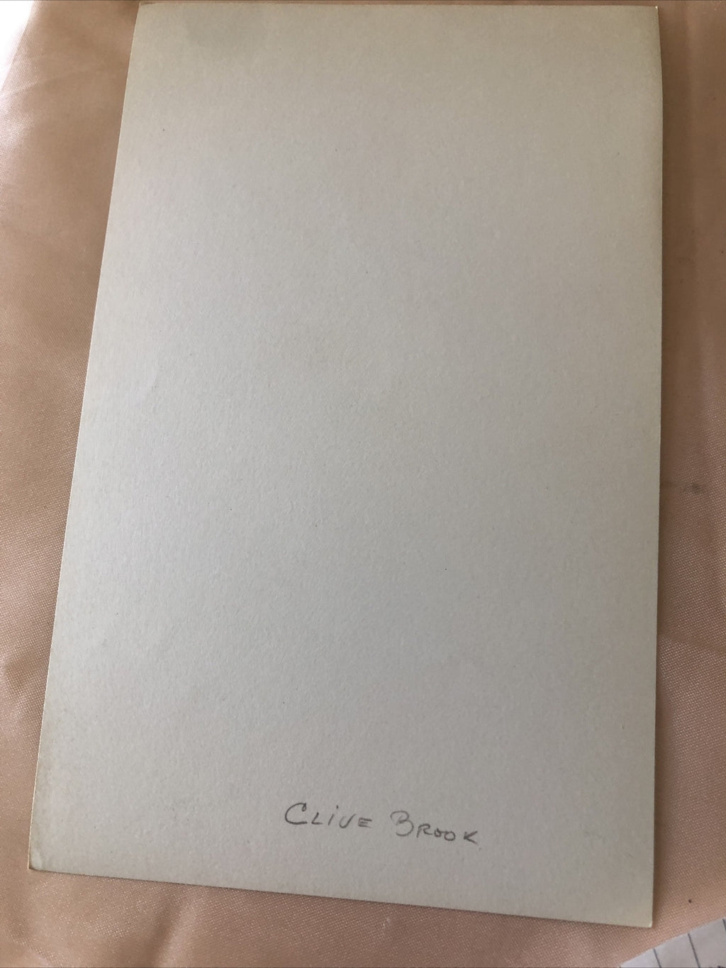 RARE Original Unpublished Photo Of Clive Brook 8”x5” Candid Shot5