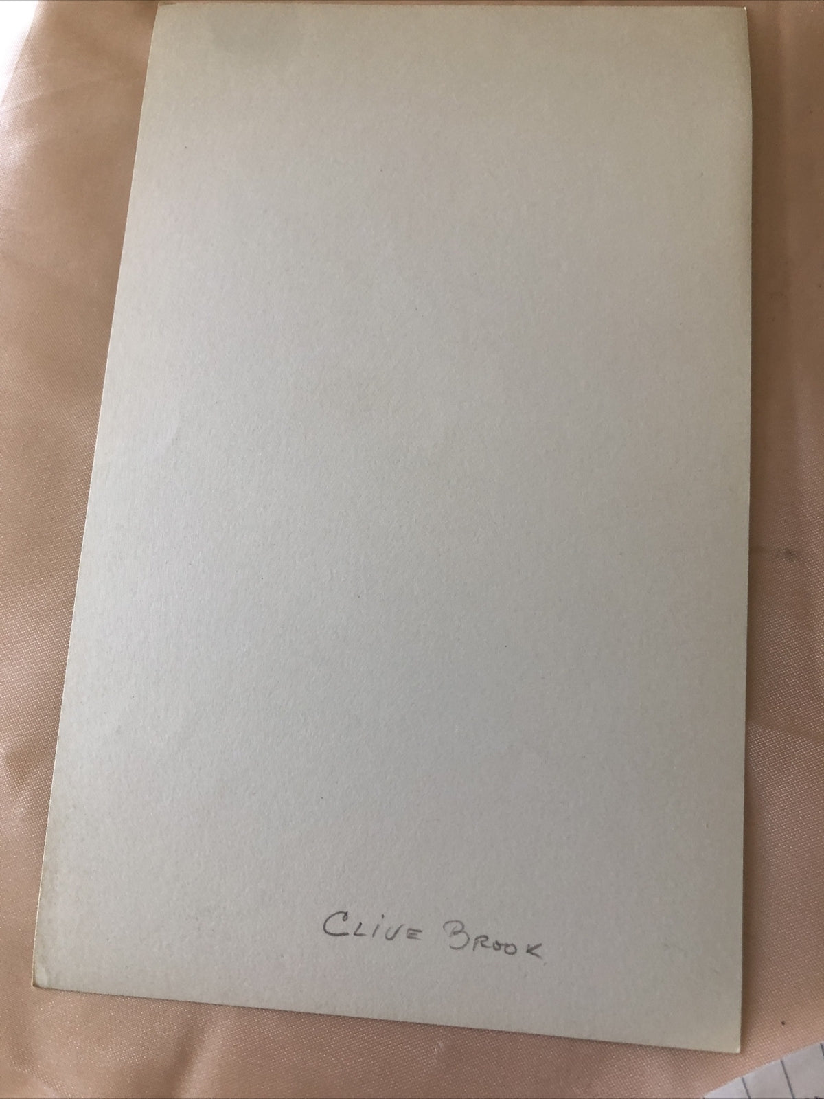 RARE Original Unpublished Photo Of Clive Brook 8”x5” Candid Shot5