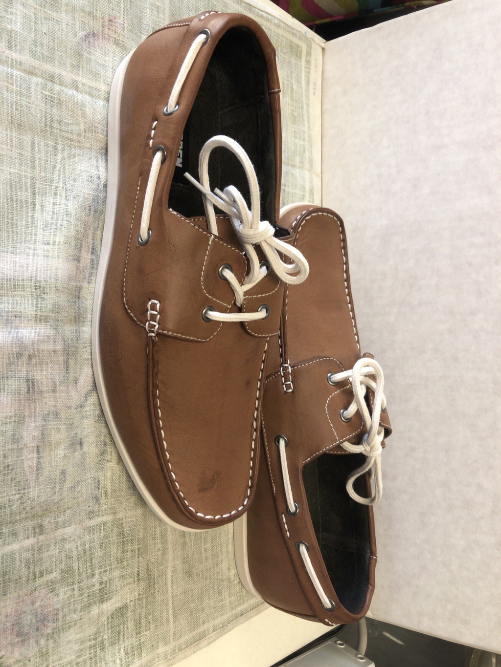 Steve Madden M-Geddy-748 Tan Boat Shoes Loafers Size 13D0