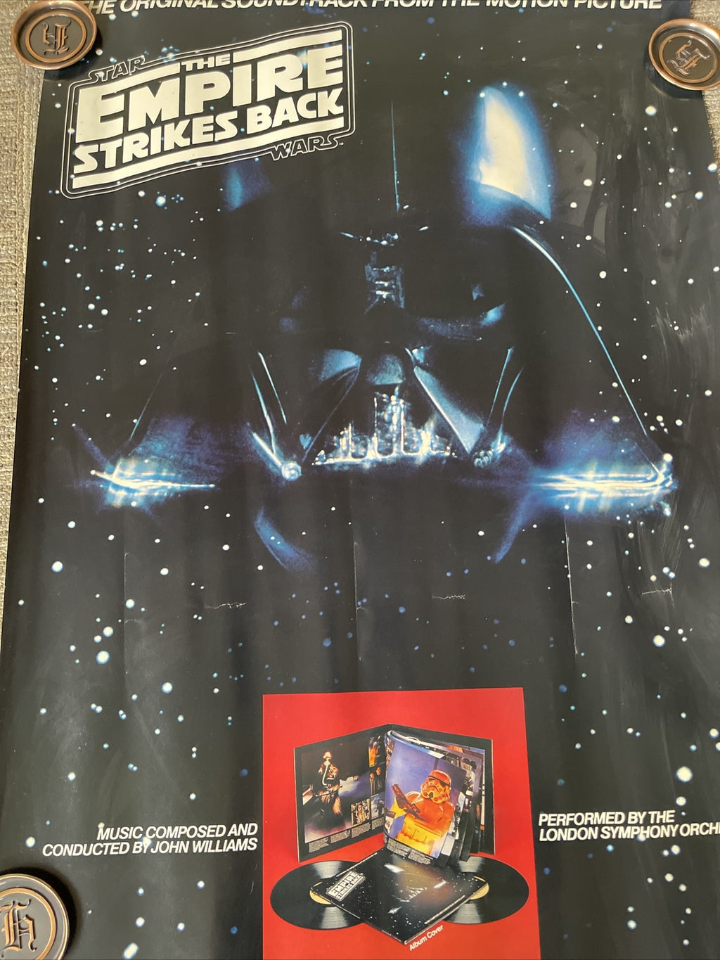 Star Wars ESB Original Soundtrack 1980 Vinyl LP Record Store Promo Poster5
