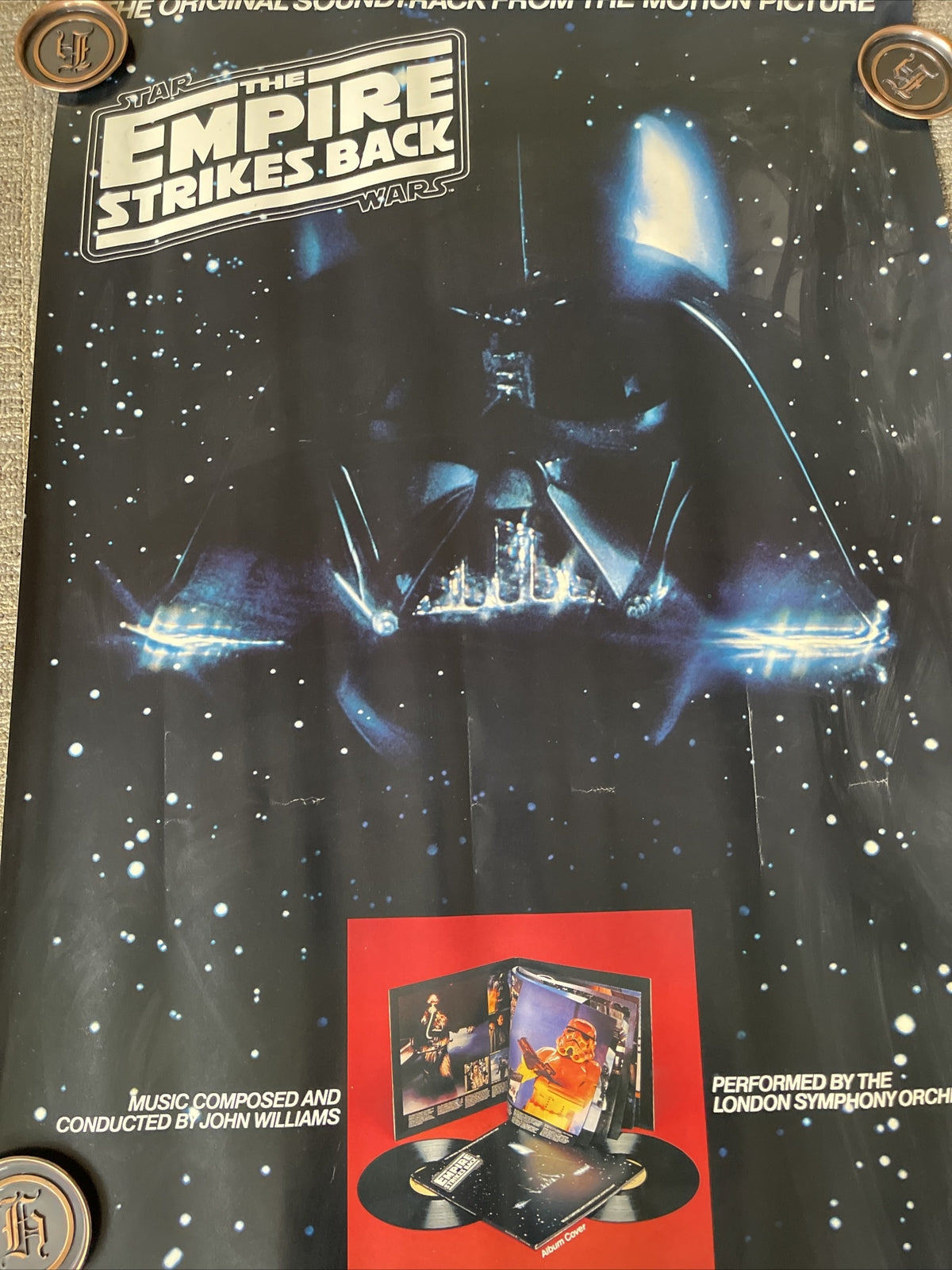 Star Wars ESB Original Soundtrack 1980 Vinyl LP Record Store Promo Poster5