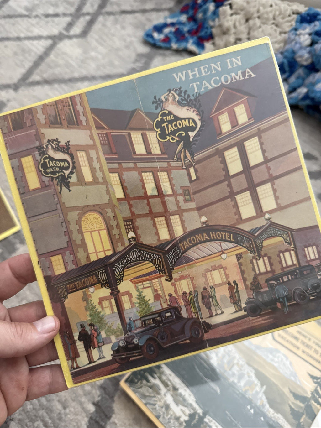 Ephemera Lot SEATTLE WASHINGTON 1920's Hotel Brochure Pamphlets Map Guides6