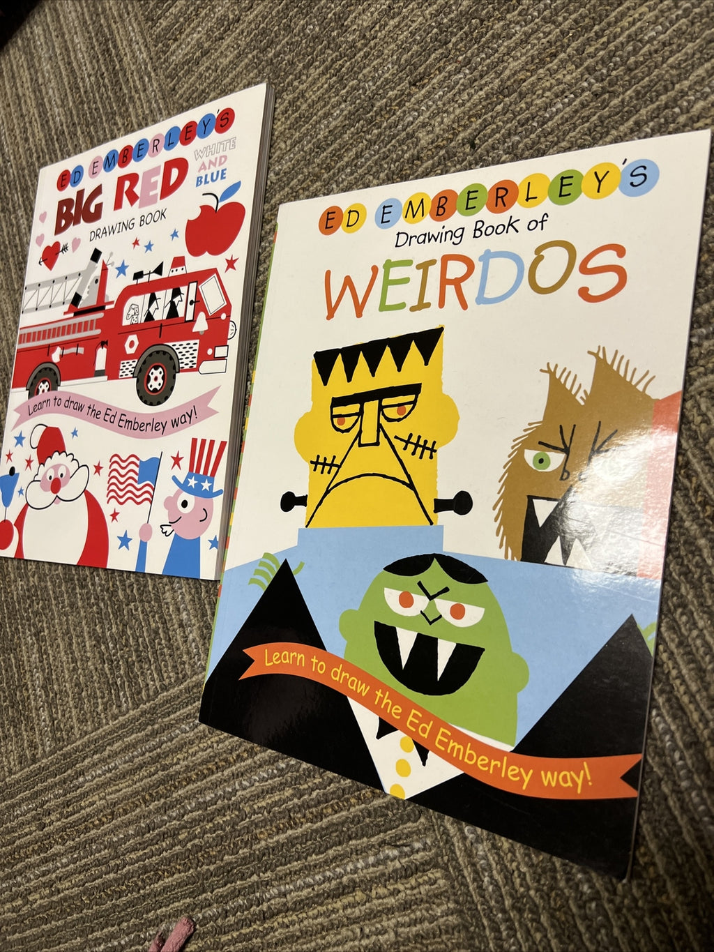 ED Emberley’s Toddler Drawing Books : Big Red , Weirdos , Learn To Draw Books 20