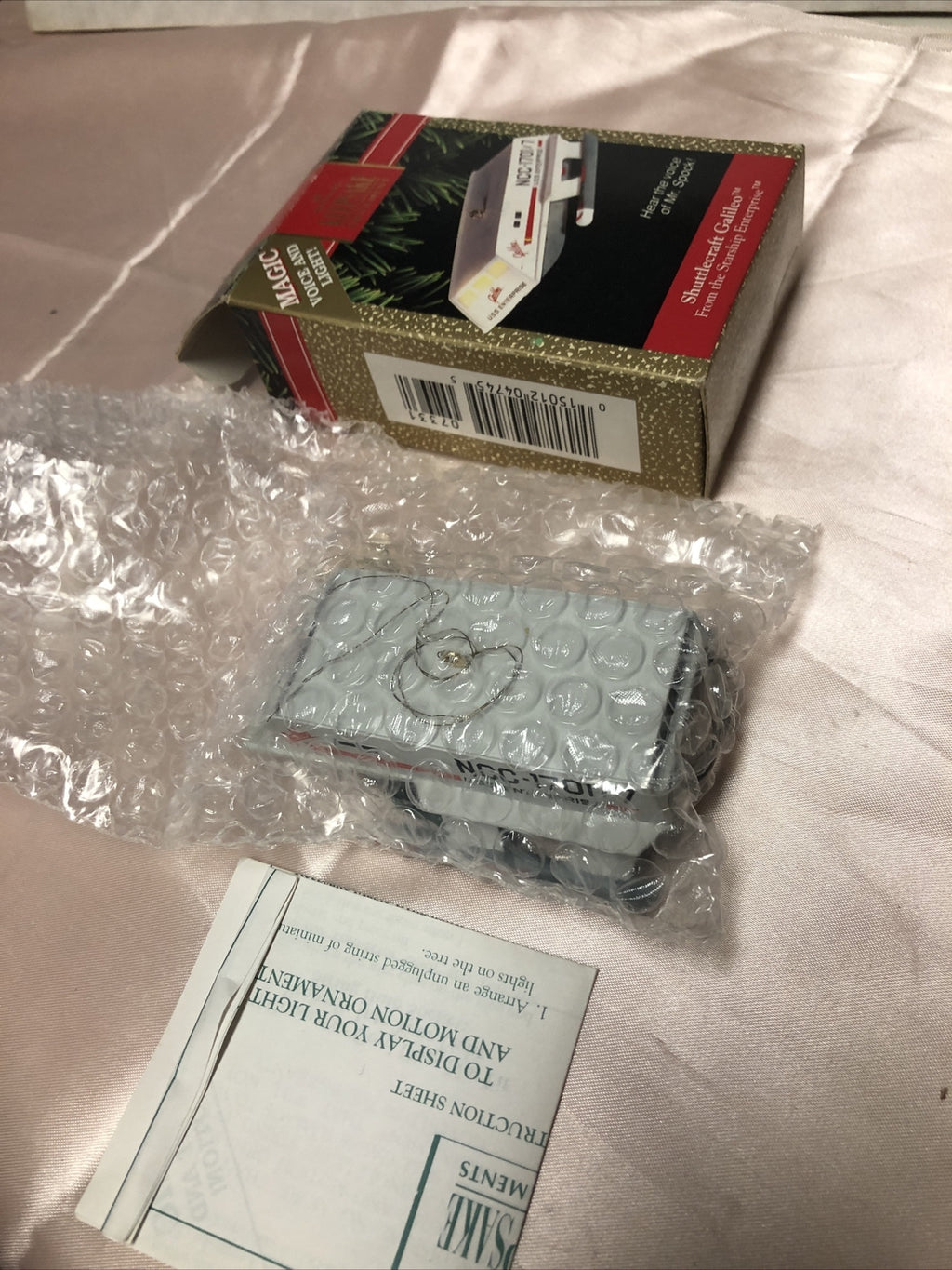 Star Trek Shuttlecraft Galileo Voice of Mr. Spock Hallmark Ornament 19922