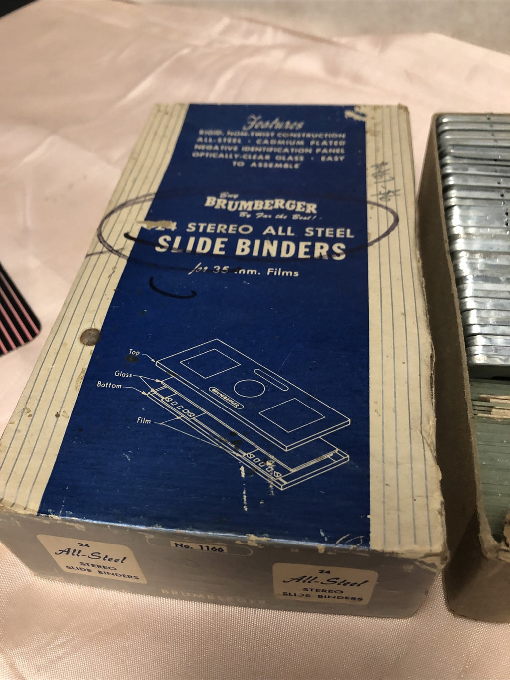 Brumberger steel slide binders No. 1166 For 35mm Films2