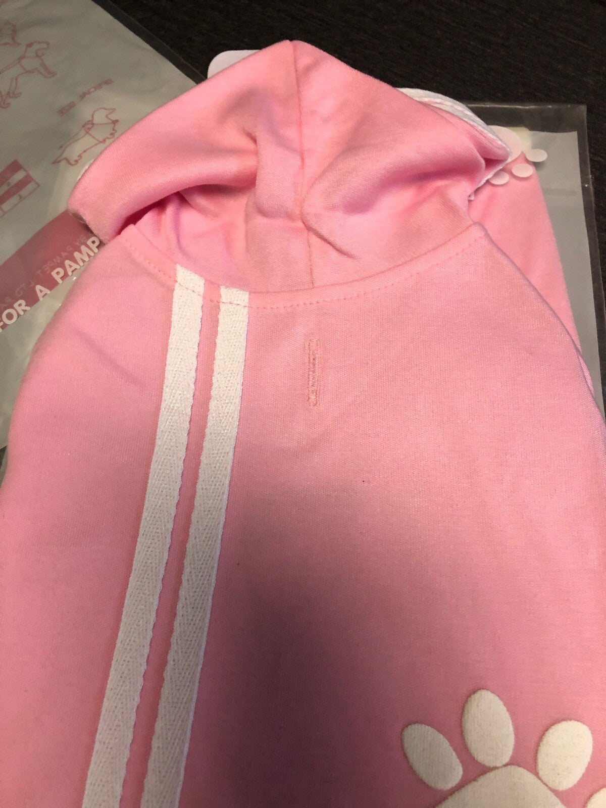 Pet Pampet Fashion Dogs And Cats Hoodie Pink Shirt Size 3 Doggy Styles1