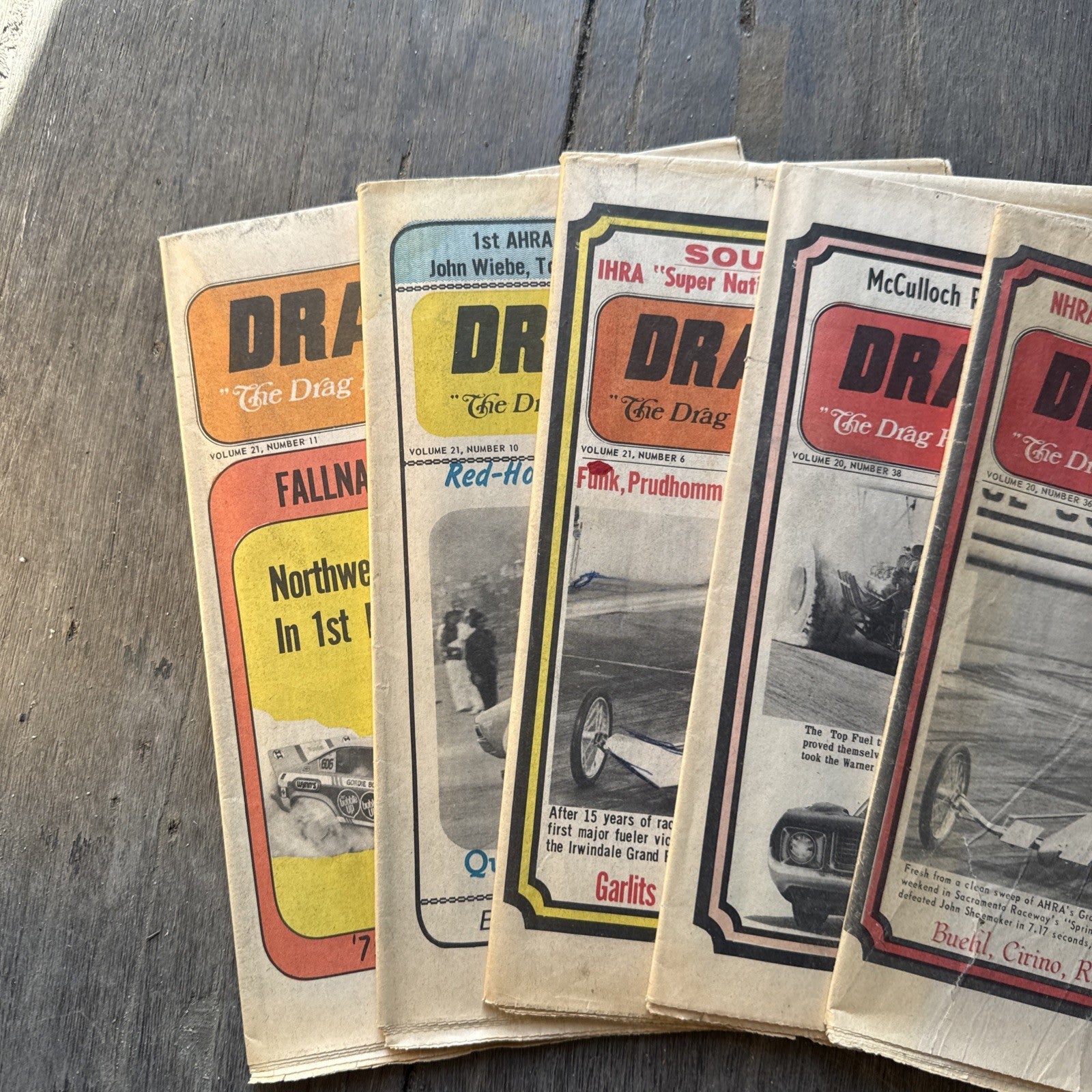 Vintage Drag News Magazine 1975 Volume 20-21 Drag Racing NHRA Don Garlits Lot2