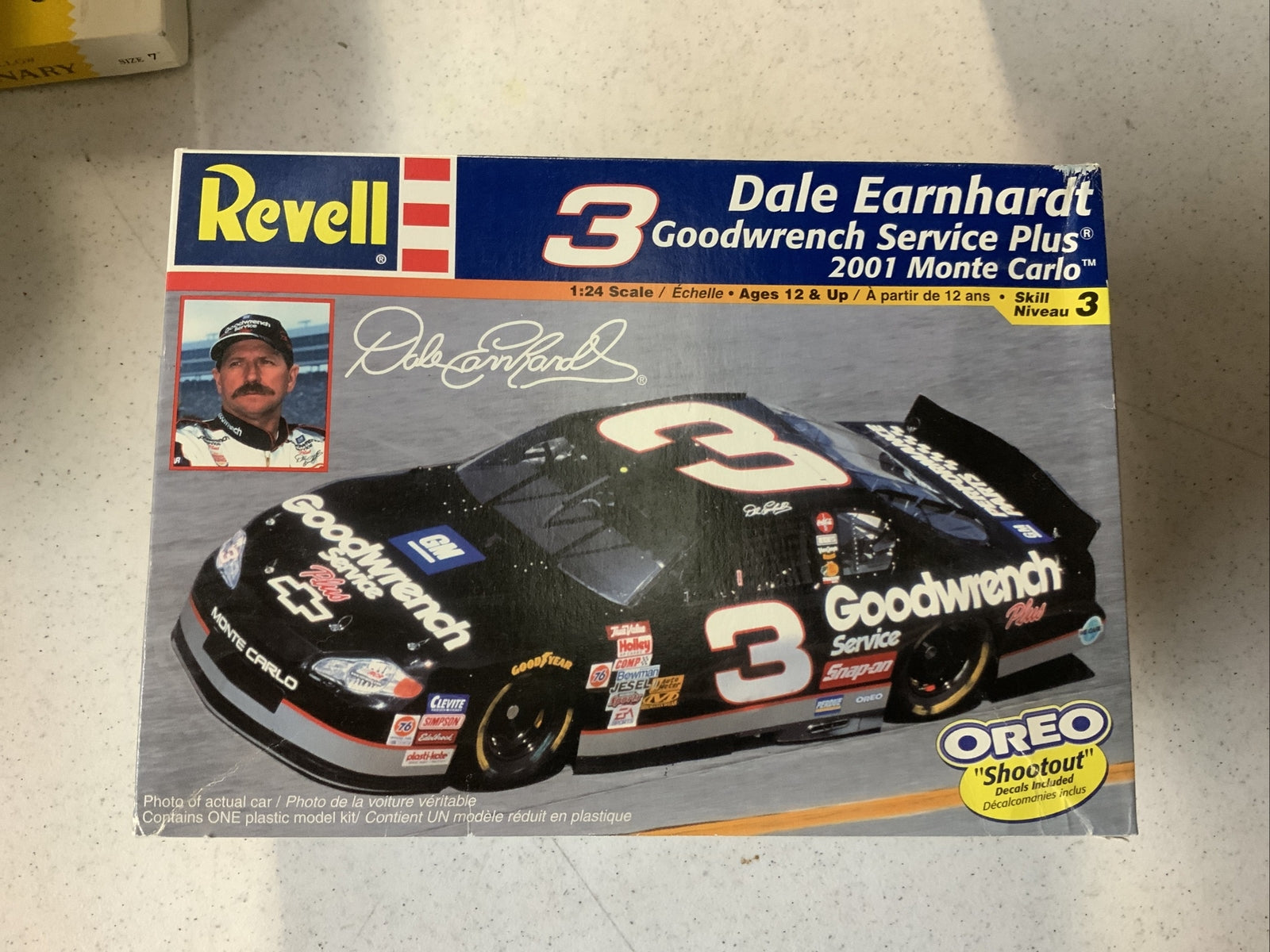 Revell Dale Earnhardt #3 Goodwrench Service Plus 2001 Monte Carlo Model Car 1:240