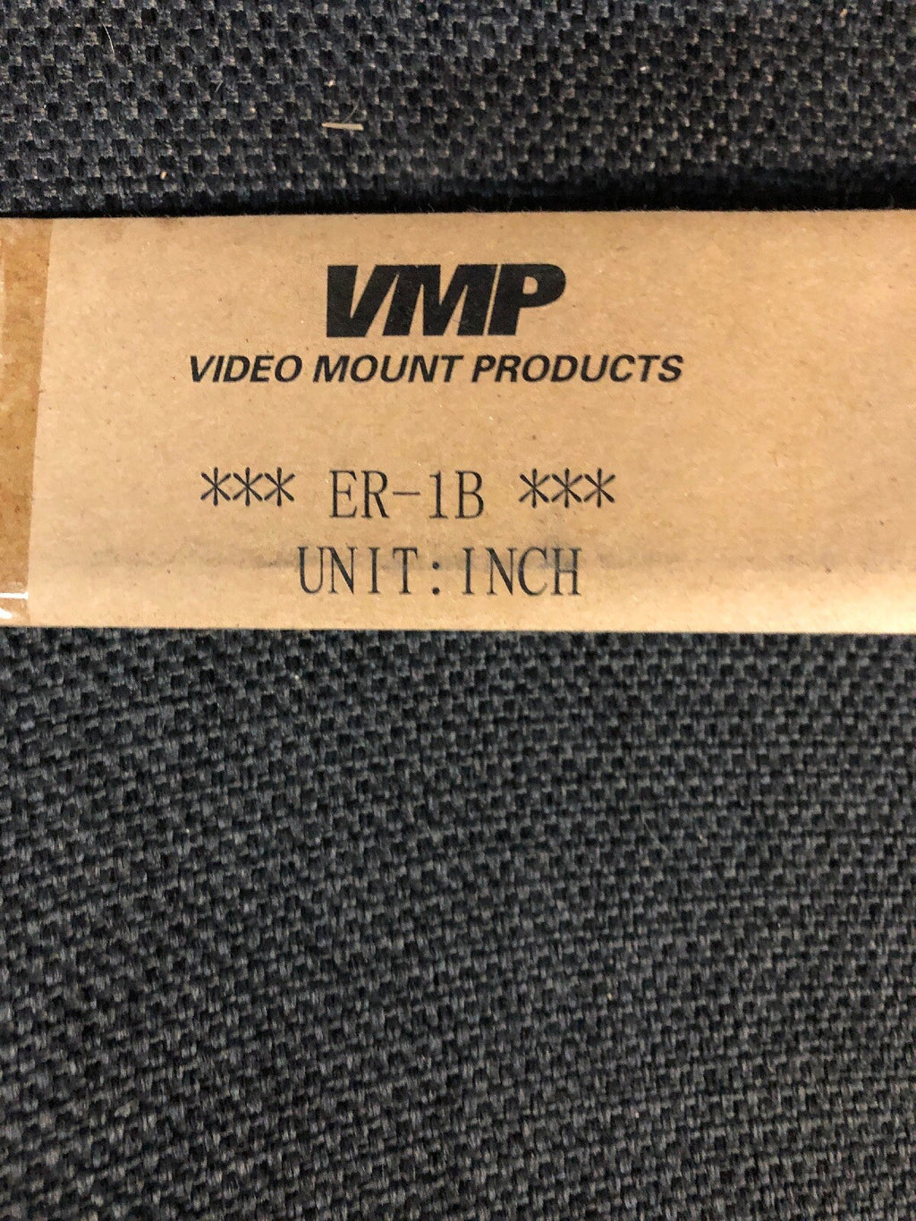 VIDEO MOUNT PRODUCTS Blank Panel,For 1 Rack Unit,Black, ER1B New1