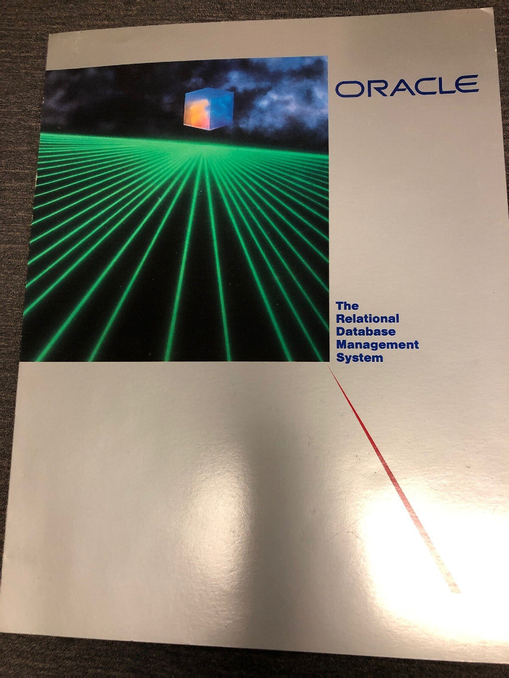 Vintage Oracle The Relational Database Management System Brochure0