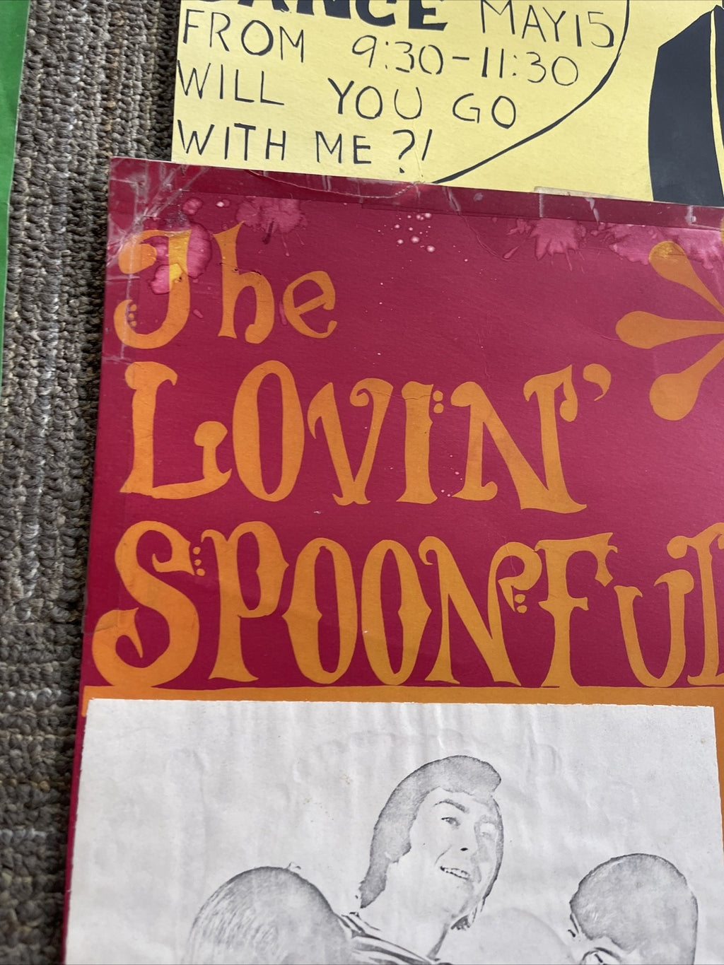1967-68 Stanford Summer Rock Poster Lot Of 4 Lovin Spoonful CCR Chambers Bros8