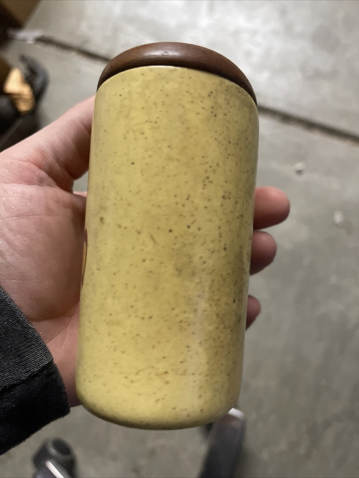 1950s Yellow SALT & PEPPER - BARBARA WILLIS Atomic Mid Century Modern California2
