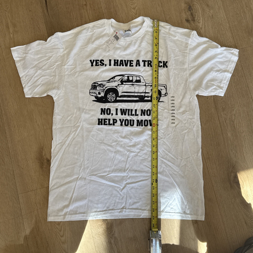 Vintage 2000s Yes I Have a Trunk Funny White Graphic T Shirt Size Large4