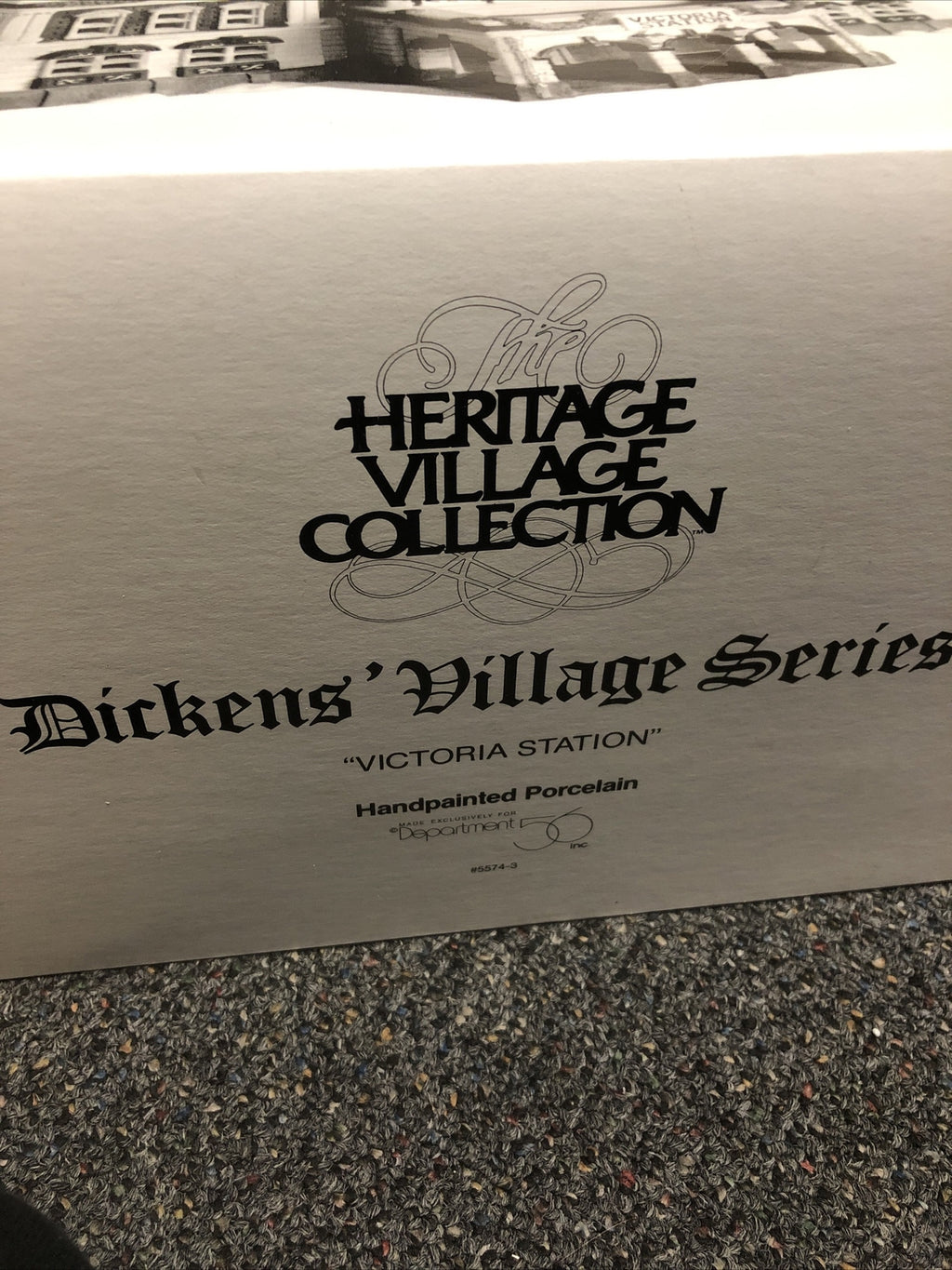 VICTORIA STATION #55743 NIB DEPT 56 RETIRED DICKENS VILLAGE 1
