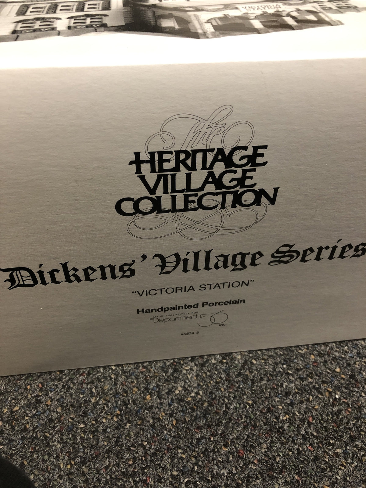 VICTORIA STATION #55743 NIB DEPT 56 RETIRED DICKENS VILLAGE 1