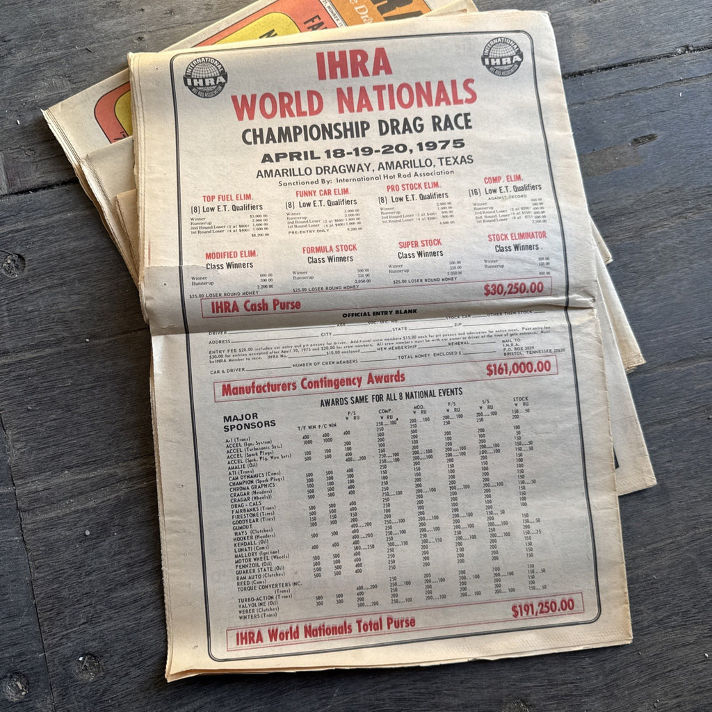 Vintage Drag News Magazine 1975 Volume 20-21 Drag Racing NHRA Don Garlits Lot3