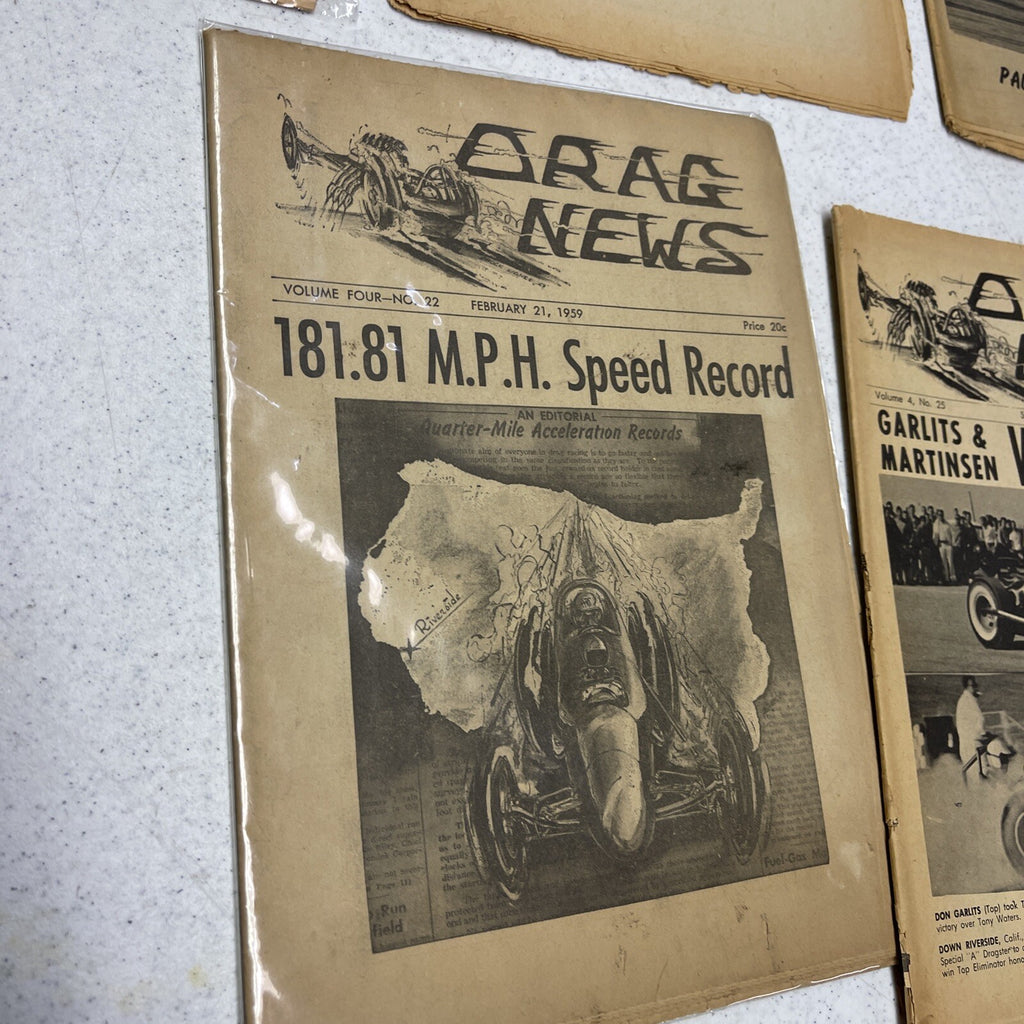Lot Of 7 Drag News All 19597