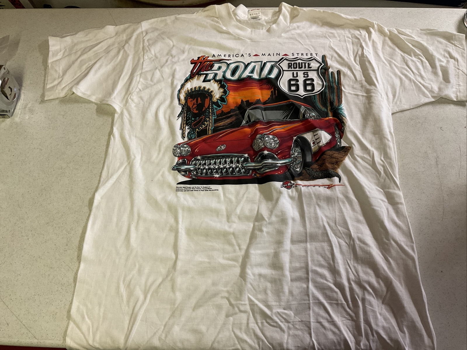 Route 66 America’s Main Street VTG Shirt XL0