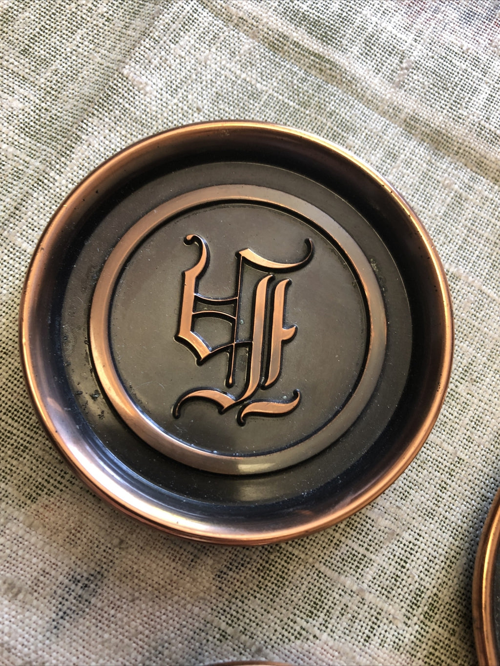 Vintage L.E. Mason Copper Coasters Lot Of 73