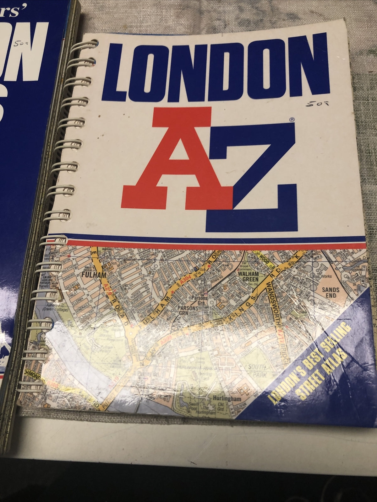 Geographers' London Atlas -London Geographers AZ Lot Of 22